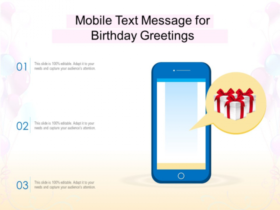 Mobile Text Message For Birthday Greetings Ppt PowerPoint Presentation Portfolio Outfit PDF Mobile Text Message For Birthday Greetings Ppt PowerPoint Presentation Portfolio Outfit PDF
