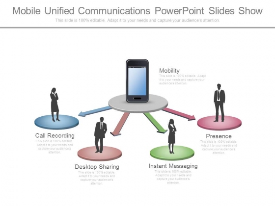 Mobile Unified Communications Powerpoint Slides Show