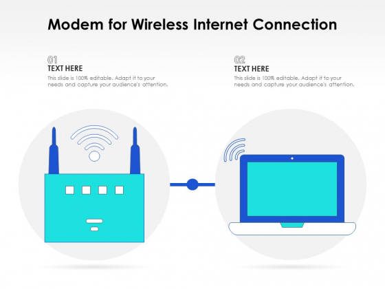 Modem For Wireless Internet Connection Ppt PowerPoint Presentation Slides PDF Modem For Wireless Internet Connection Ppt PowerPoint Presentation Slides PDF