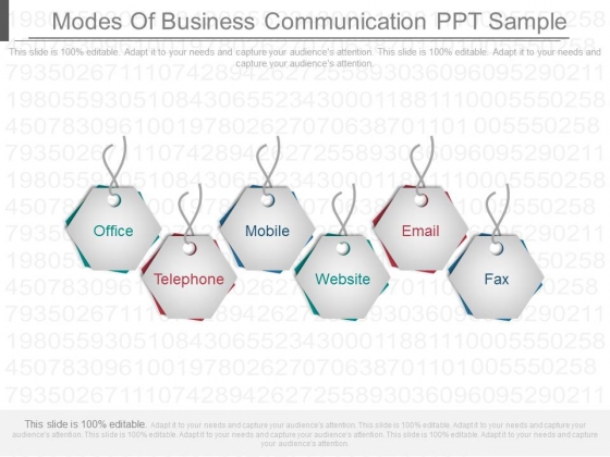 Modes Of Business Communication Ppt Sample Modes Of Business Communication Ppt Sample