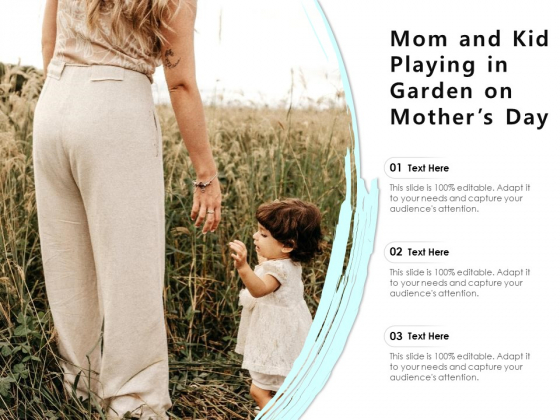 Mom And Kid Playing In Garden On Mothers Day Ppt PowerPoint Presentation Ideas Vector PDF Mom And Kid Playing In Garden On Mothers Day Ppt PowerPoint Presentation Ideas Vector PDF