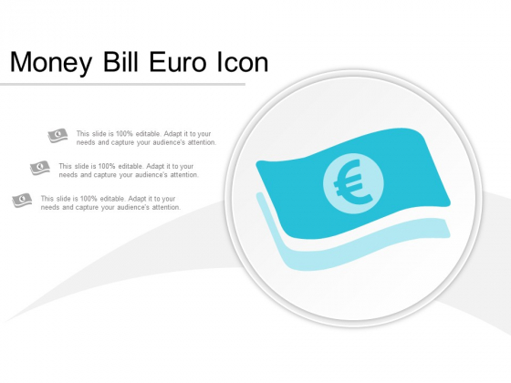 Money Bill Euro Icon Ppt Powerpoint Presentation Styles Portrait