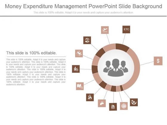 Money Expenditure Management Powerpoint Slide Background