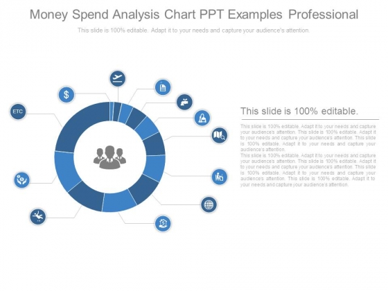 Money Spend Analysis Chart Ppt Examples Professional