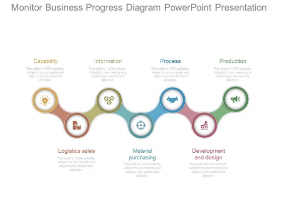 Monitor Business Progress Diagram Powerpoint Presentation