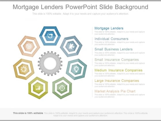 Mortgage Lenders Powerpoint Slide Background