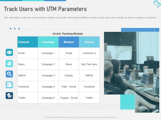 Multi Channel Marketing To Maximize Brand Exposure Track Users With UTM Parameters Sample PDF