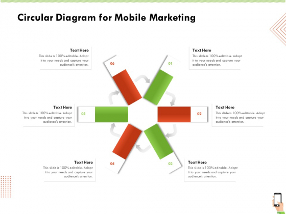Multi Channel Online Commerce Circular Diagram For Mobile Marketing Professional PDF Multi Channel Online Commerce Circular Diagram For Mobile Marketing Professional PDF