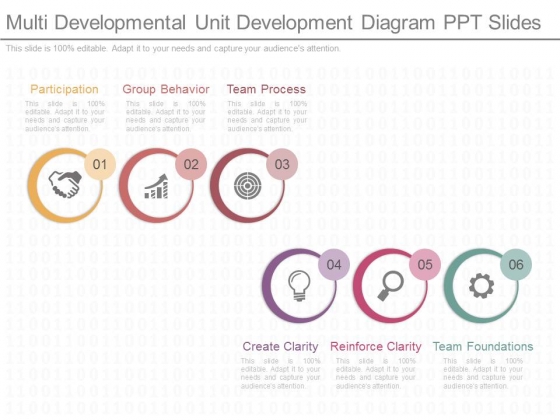 Multi Developmental Unit Development Diagram Ppt Slides