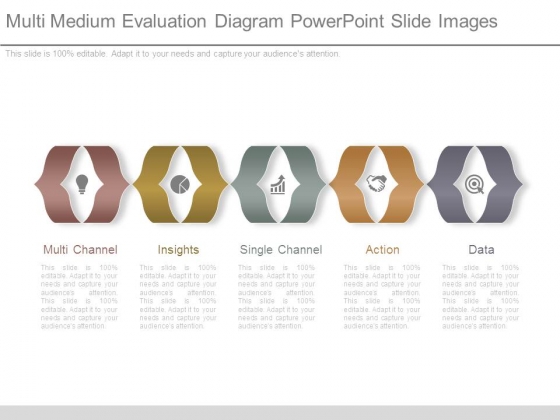 Multi Medium Evaluation Diagram Powerpoint Slide Images Multi Medium Evaluation Diagram Powerpoint Slide Images