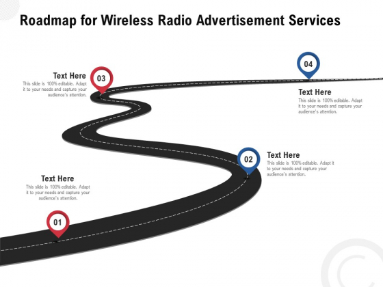 Multi Radio Waves Roadmap For Wireless Radio Advertisement Services Infographics PDF Multi Radio Waves Roadmap For Wireless Radio Advertisement Services Infographics PDF