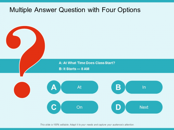 Multiple Answer Question With Four Options Ppt Powerpoint Presentation Infographics Examples Multiple Answer Question With Four Options Ppt Powerpoint Presentation Infographics Examples