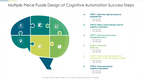 Multiple Piece Puzzle Design Of Cognitive Automation Success Steps Guidelines PDF Multiple Piece Puzzle Design Of Cognitive Automation Success Steps Guidelines PDF
