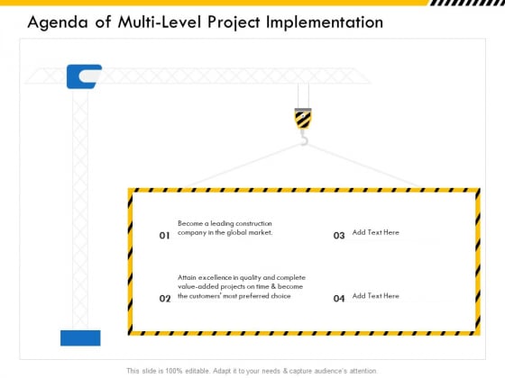 Multitier Project Execution Strategies Agenda Of Multi Level Project Implementation Designs PDF Multitier Project Execution Strategies Agenda Of Multi Level Project Implementation Designs PDF