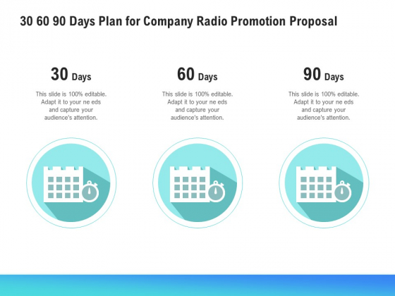 Music Promotion Consultation 30 60 90 Days Plan For Company Radio Promotion Proposal Formats PDF