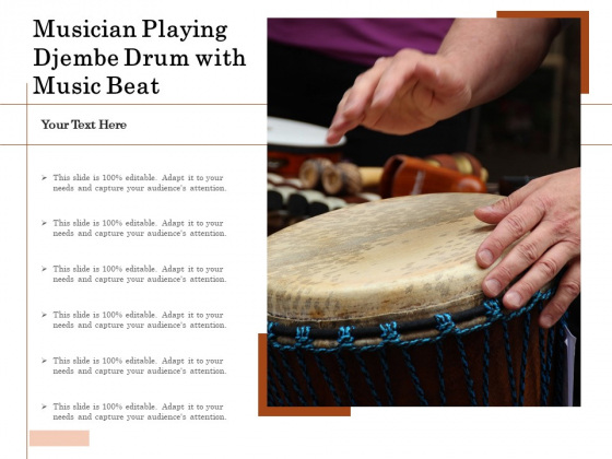 Musician Playing Djembe Drum With Music Beat Ppt PowerPoint Presentation File Summary PDF Musician Playing Djembe Drum With Music Beat Ppt PowerPoint Presentation File Summary PDF