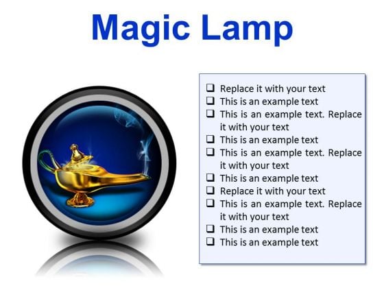 Magic Lamp Metaphor PowerPoint Presentation Slides Cc Magic Lamp Metaphor PowerPoint Presentation Slides Cc