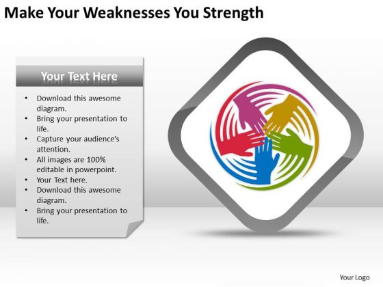 Make Your Weeknesses Strength Ppt Business Plan Template PowerPoint Slides Make Your Weeknesses Strength Ppt Business Plan Template PowerPoint Slides