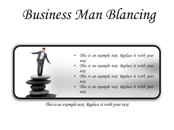 Man Balancing Business PowerPoint Presentation Slides R Man Balancing Business PowerPoint Presentation Slides R