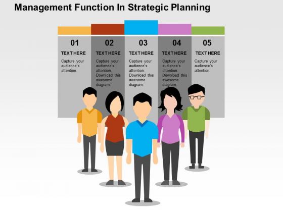 Management Function In Strategic Planning PowerPoint Template