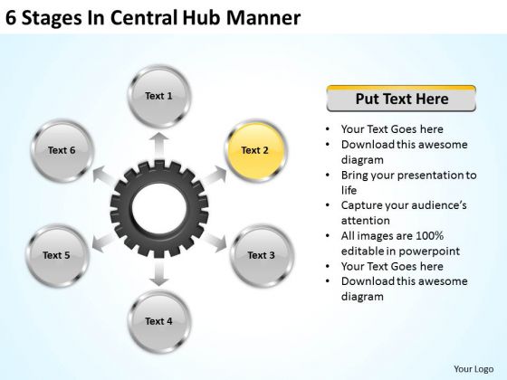 Marketing Concepts 6 Stages Central Hub Manner Develop Business Strategy Marketing Concepts 6 Stages Central Hub Manner Develop Business Strategy