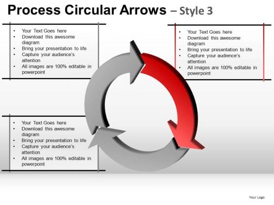 Marketing Process Circular Arrows PowerPoint Slides Marketing Process Circular Arrows PowerPoint Slides