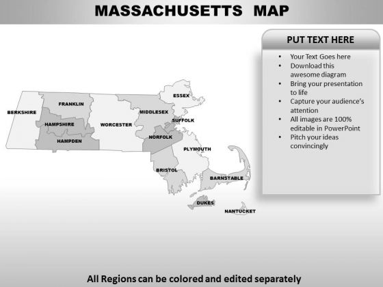 Massachusetts PowerPoint Maps Massachusetts PowerPoint Maps