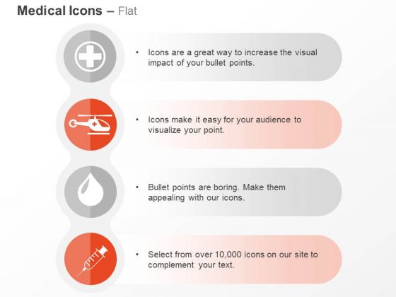 Medical Sign Chopper Blood Drop Syringe Ppt Slides Graphics Medical Sign Chopper Blood Drop Syringe Ppt Slides Graphics