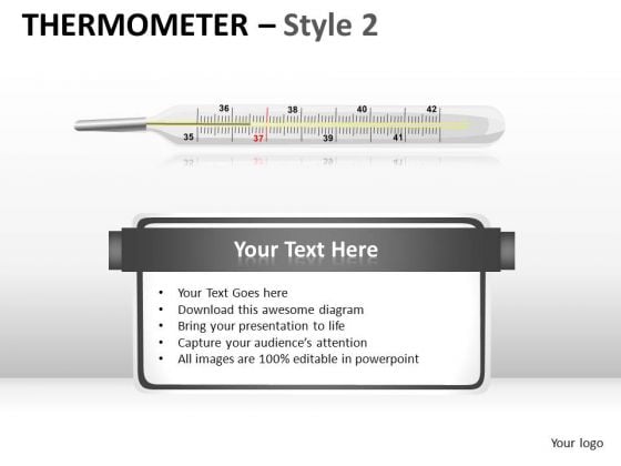 Medical Thermometer PowerPoint Slides And Ppt Graphics Medical Thermometer PowerPoint Slides And Ppt Graphics