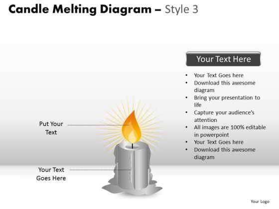 Melting Away Candle Diagram PowerPoint Slides And Ppt Diagram Templates Melting Away Candle Diagram PowerPoint Slides And Ppt Diagram Templates