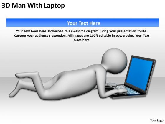 Men In Business 3d Man With Laptop PowerPoint Templates Ppt Backgrounds For Slides Men In Business 3d Man With Laptop PowerPoint Templates Ppt Backgrounds For Slides