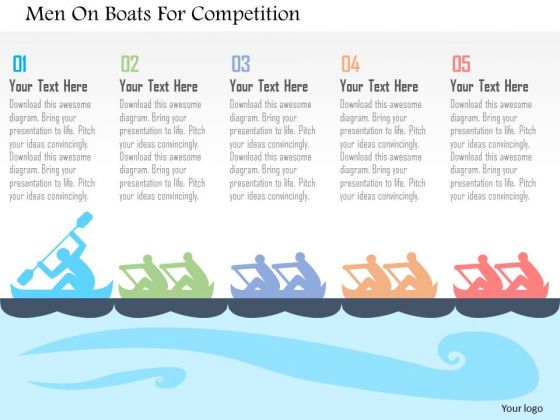 Men On Boats For Competition Presentation Template Men On Boats For Competition Presentation Template