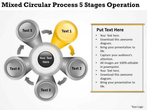 Mixed Circular Process 5 Stages Operation Ppt Business Plan PowerPoint Templates Mixed Circular Process 5 Stages Operation Ppt Business Plan PowerPoint Templates
