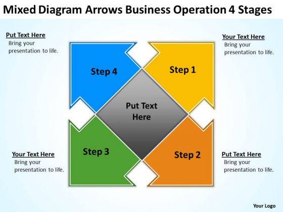Mixed Diagram Arrows Business Operation 4 Stages Ppt My Plan PowerPoint Templates Mixed Diagram Arrows Business Operation 4 Stages Ppt My Plan PowerPoint Templates
