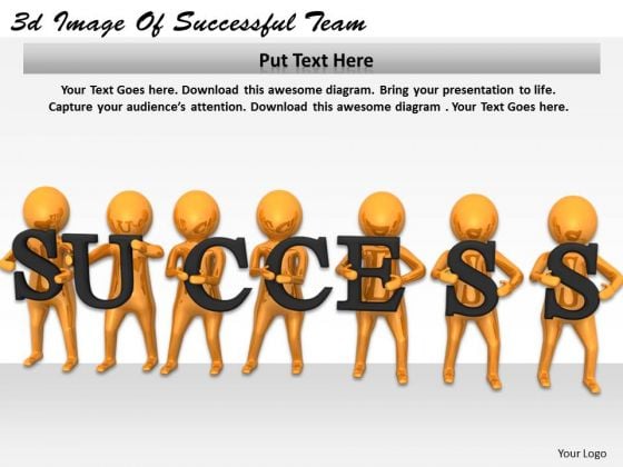 Modern Marketing Concepts 3d Image Of Successful Team Character Modern Marketing Concepts 3d Image Of Successful Team Character