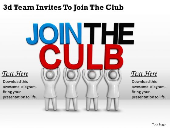 Modern Marketing Concepts 3d Team Invites To Join The Club Characters Modern Marketing Concepts 3d Team Invites To Join The Club Characters