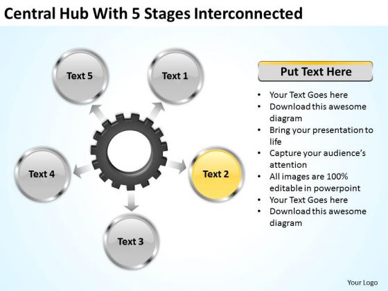 Modern Marketing Concepts Central Hub With 5 Stages Iterconnected Modern Marketing Concepts Central Hub With 5 Stages Iterconnected