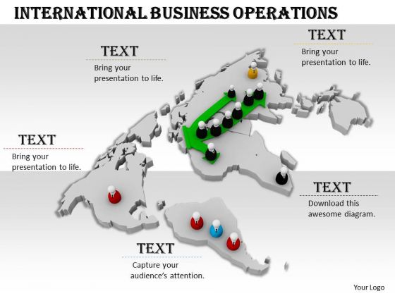 Modern Marketing Concepts International Business Operations Icons Modern Marketing Concepts International Business Operations Icons