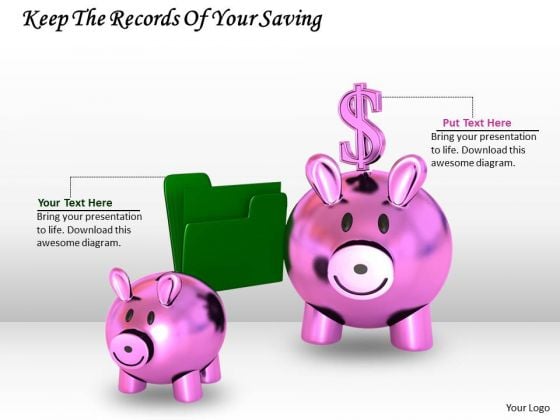 Modern Marketing Concepts Keep The Records Of Your Saving Business Icons