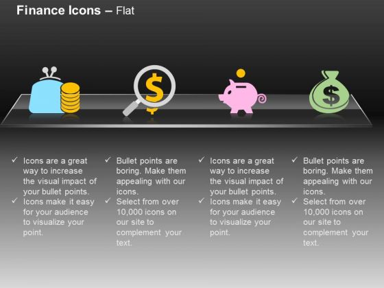 Money Bag Dollar Piggy Pouch Money Saving Ppt Slides Graphics Money Bag Dollar Piggy Pouch Money Saving Ppt Slides Graphics