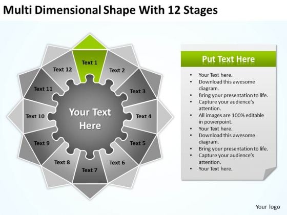 Multi Dimensional Shape With 12 Stages Ppt Business Plan Cover Letter PowerPoint Templates Multi Dimensional Shape With 12 Stages Ppt Business Plan Cover Letter PowerPoint Templates