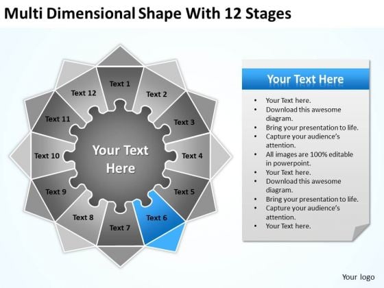 Multi Dimensional Shape With 12 Stages Ppt Business Plan Outlines PowerPoint Slides Multi Dimensional Shape With 12 Stages Ppt Business Plan Outlines PowerPoint Slides