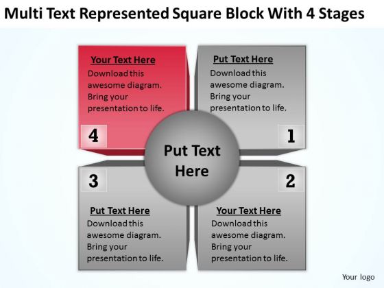 Multi Text Represented Square Block With 4 Stages Ppt Business Plan For Spa PowerPoint Templates Multi Text Represented Square Block With 4 Stages Ppt Business Plan For Spa PowerPoint Templates