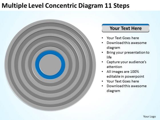 Multiple Level Concentric Diagram 11 Steps How To Plan Business PowerPoint Templates Multiple Level Concentric Diagram 11 Steps How To Plan Business PowerPoint Templates
