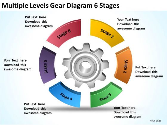 Multiple Levels Gear Diagram 6 Stages Business Plans PowerPoint Templates Multiple Levels Gear Diagram 6 Stages Business Plans PowerPoint Templates