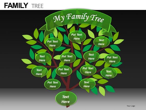 My Family Tree PowerPoint Slides
