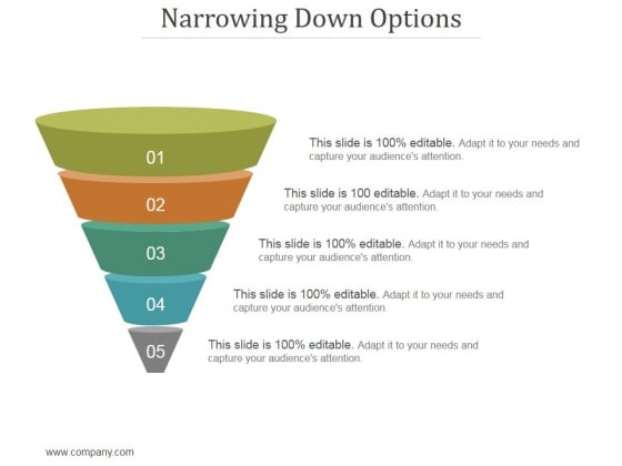 Narrowing Down Options Ppt PowerPoint Presentation Visuals Narrowing Down Options Ppt PowerPoint Presentation Visuals