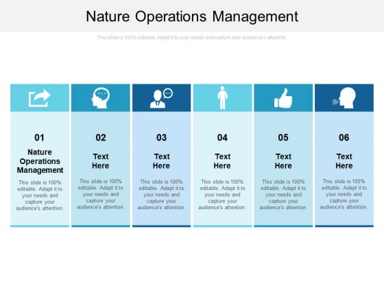 Nature Operations Management Ppt PowerPoint Presentation Professional Good Cpb Nature Operations Management Ppt PowerPoint Presentation Professional Good Cpb