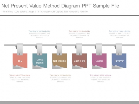 Net Present Value Method Diagram Ppt Sample File Net Present Value Method Diagram Ppt Sample File