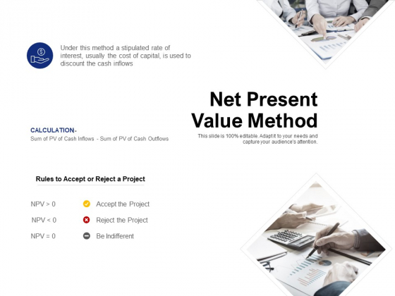 Net Present Value Method Ppt PowerPoint Presentation File Diagrams Net Present Value Method Ppt PowerPoint Presentation File Diagrams